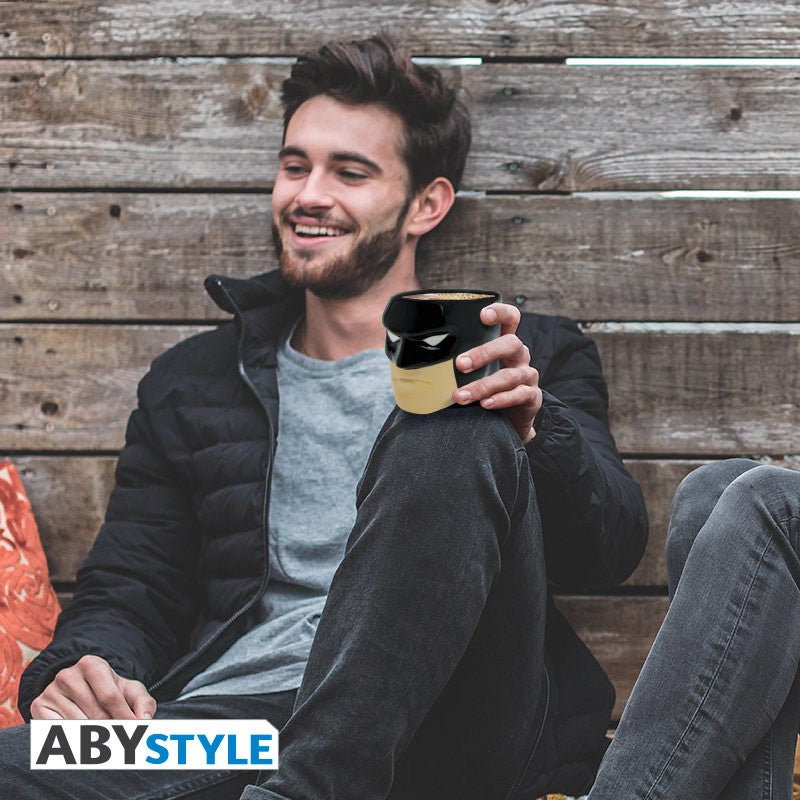 Batman Head Design DC Comics Licensed Black 300 ml Ceramic 3D Mug