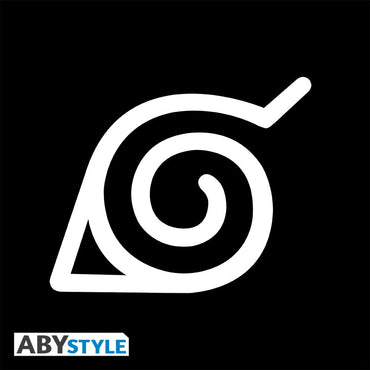 Hidden Leaf Village Symbol/Emblem Design Naruto Shippuden Licensed Black & Orange Unisex One Size Fits All Snapback Cap