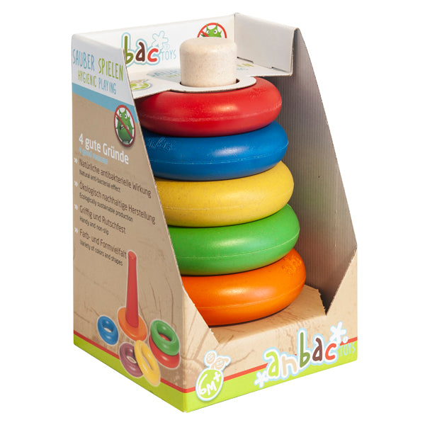 Anbac Anti-Bacterial Ring Pyramid Learning Toy