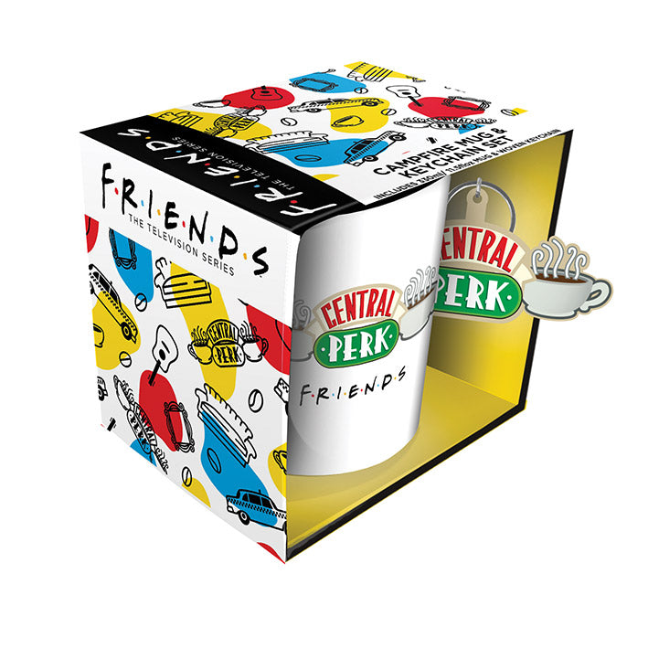 Friends (Central Perk) Campfire Mug and Keychain Set