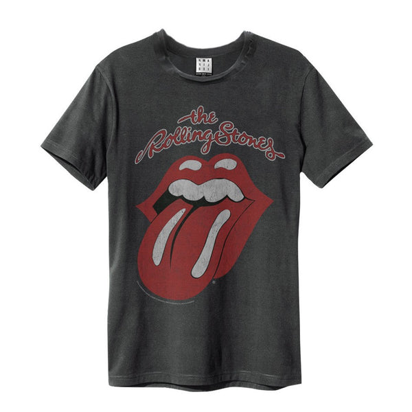 Yellow rolling stones t shirt discount