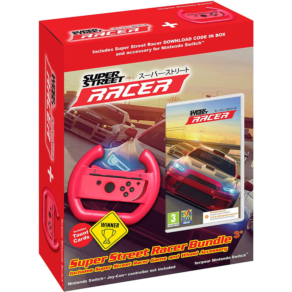 Super Street Racer Bundle + Wheel Accessory (Switch)