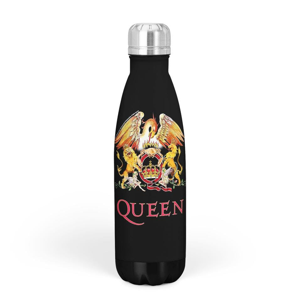 Queen: Classic Crest (Metal Drink Bottle)
