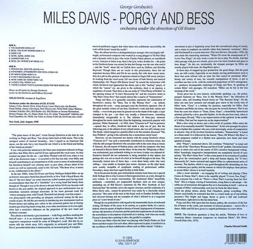 Miles Davis / George Gershwin - Porgy And Bess - LP
