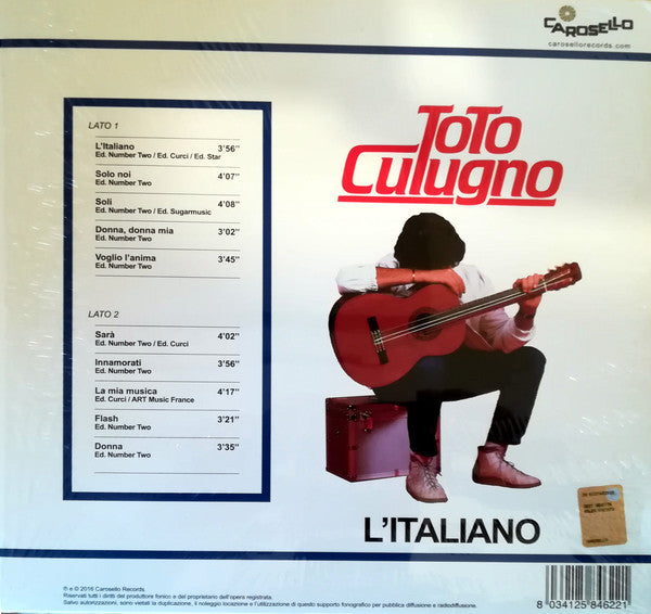 Toto Cutugno - L'Italiano - LP