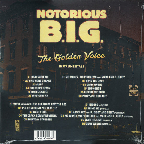 Notorious B.I.G. - The Golden Voice (Instrumentals) - 2LP