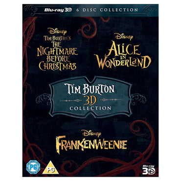 Tim Burton 3D Collection 6 Disc Blu-ray 3D Box Set