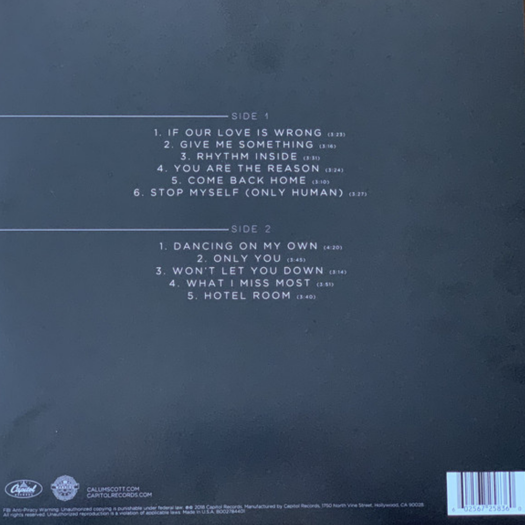 Calum Scott – Only Human - LP