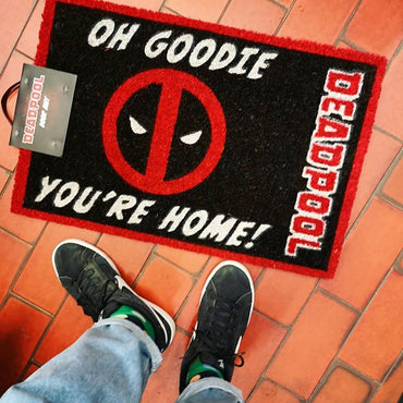 Deadpool - 'Oh Goodie, You're Home!' Doormat