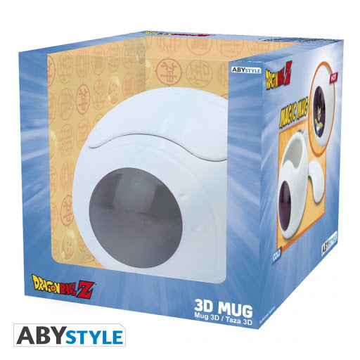 Vegeta Spaceship DRAGON BALL Z Licensed Heat Change 500ml Ceramic 3D Mug