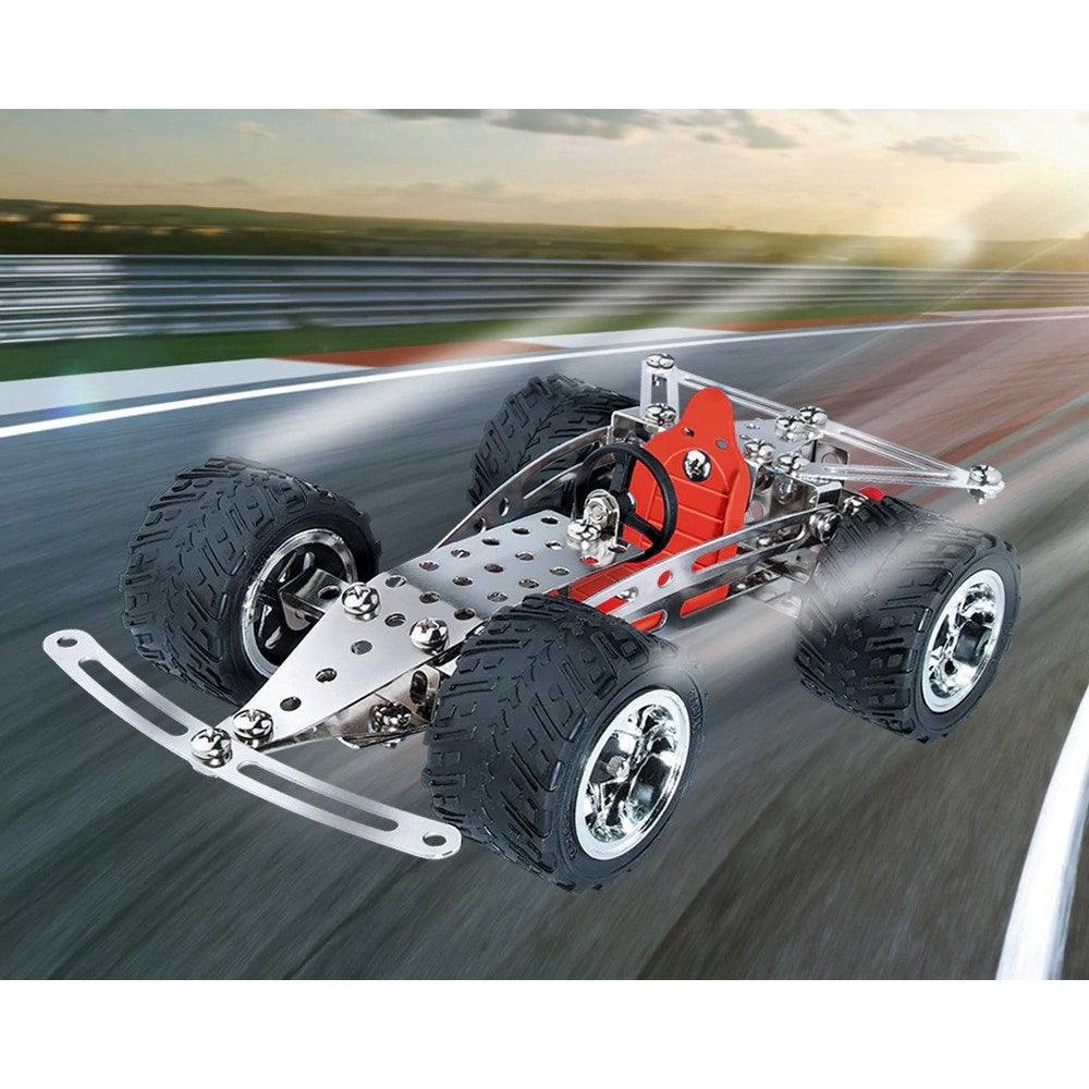 eitech 2 in 1 Racing Car / Quad Bike Junior Construction Set 180 Pieces Metal Building Toys Kit