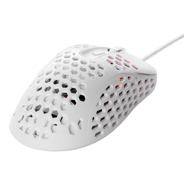 Deltaco Gaming GAM-106-W WM85 Huano Switches DPI Ultra-Light White Gaming Mouse