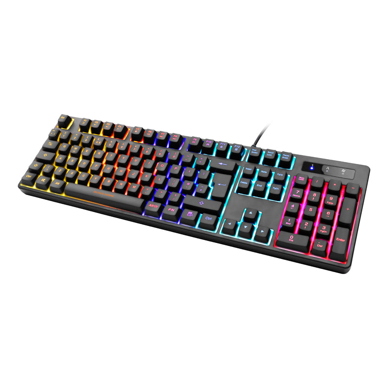 Deltaco Gaming GAM-112-UK DK310 RGB Outemu Red Switches Full Size UK Layout Anti-Ghosting Black Gaming Keyboard
