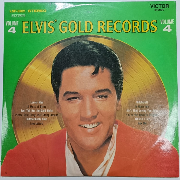 Elvis Presley - Elvis' Gold Records - Volume 4 -LP (Used Vinyl)