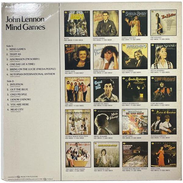 John Lennon - Mind Games - LP (Used Vinyl)