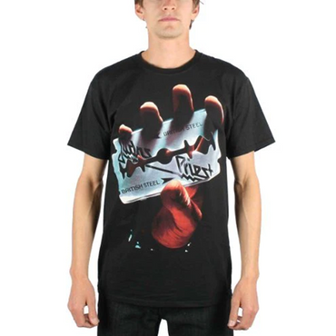 JUDAS PRIEST - Judas Priest British Steel Amplified Vintage Charcoal T Shirt
. Shop now online in uae