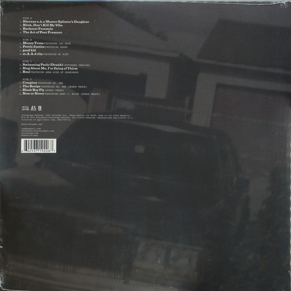 Kendrick Lamar - Good Kid, M.A.A.d City - 2LP (Limited Edition Clear Vinyl)