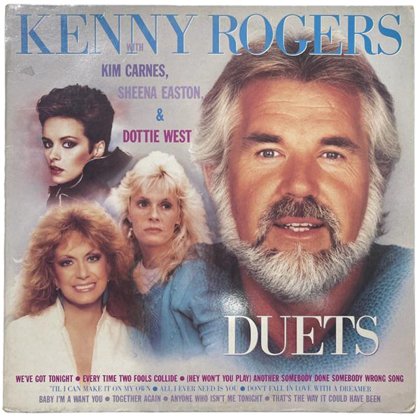 Kenny Rogers, Kim Carnes, Sheena Easton, Dottie West - Duets- LP - (Used Vinyl)