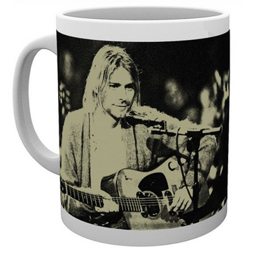 Kurt Cobain (Nirvana) MTV Unplugged Image White Mug