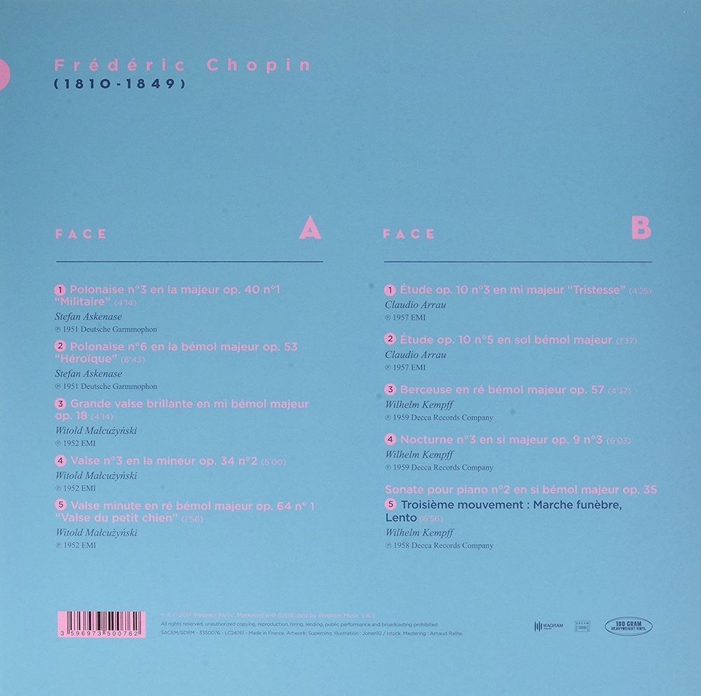 Frédéric Chopin best vinyl for all time