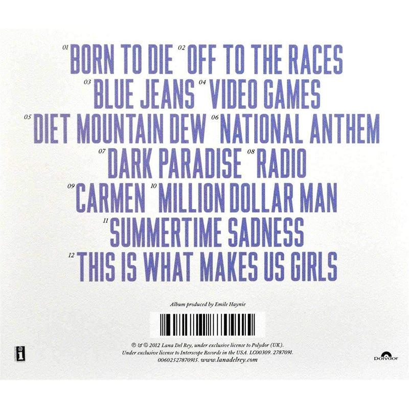 Lana Del Rey - Born to Die - LP (Limited Edition Opaque Red Vinyl)