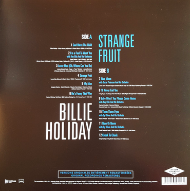 Billie Holiday - Strange Fruit - LP