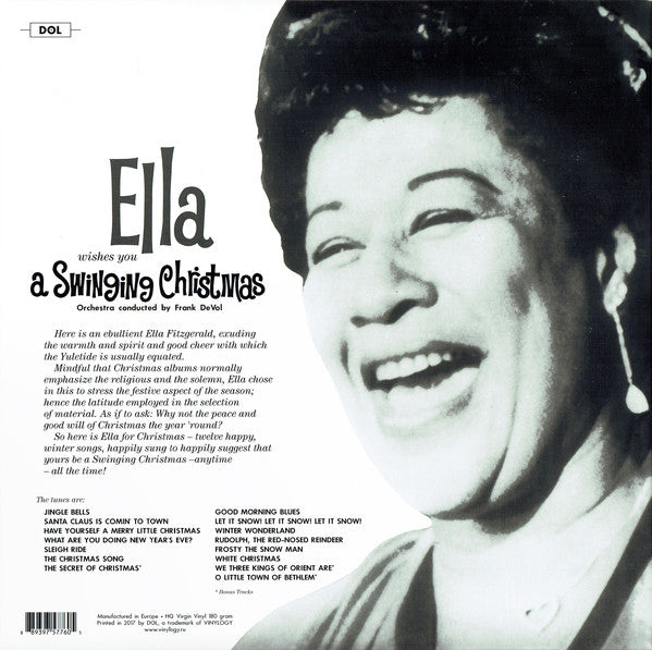 Ella Fitzgerald - Ella Wishes You A Swinging Christmas (Picture Disc) - LP