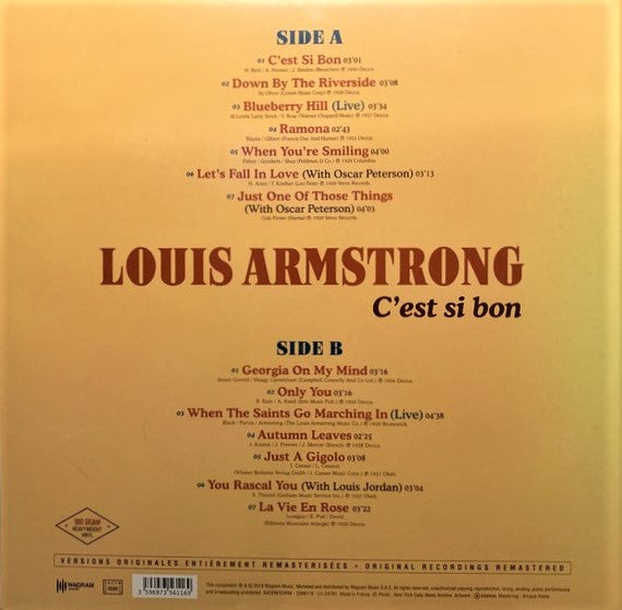 Louis Armstrong - C'est Si Bon - LP