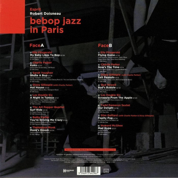 Various Artist – Bebop Jazz In Paris - LP