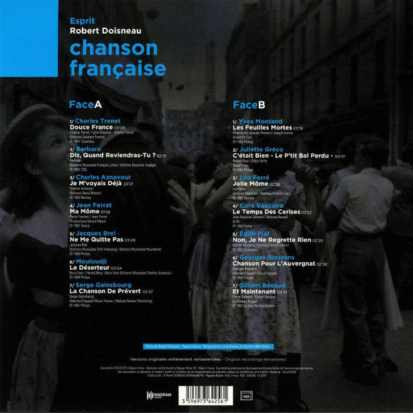 Various - Chanson Française ( Marble Blue Vinyl ) - LP
