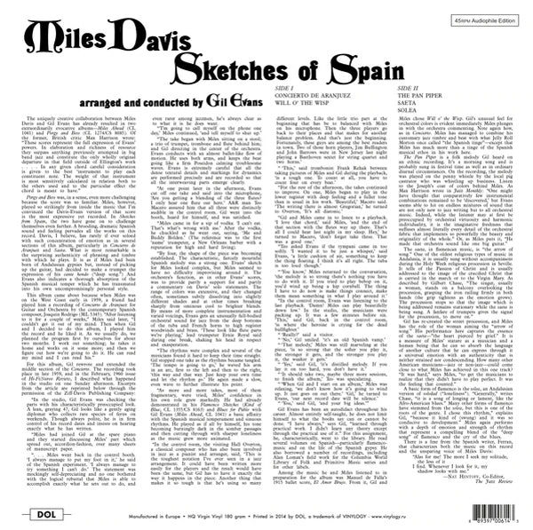 Miles Davis - Sketches Of Spain (Blue Vinyl) - LP