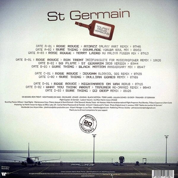 St Germain – Tourist Travel Versions-2LP