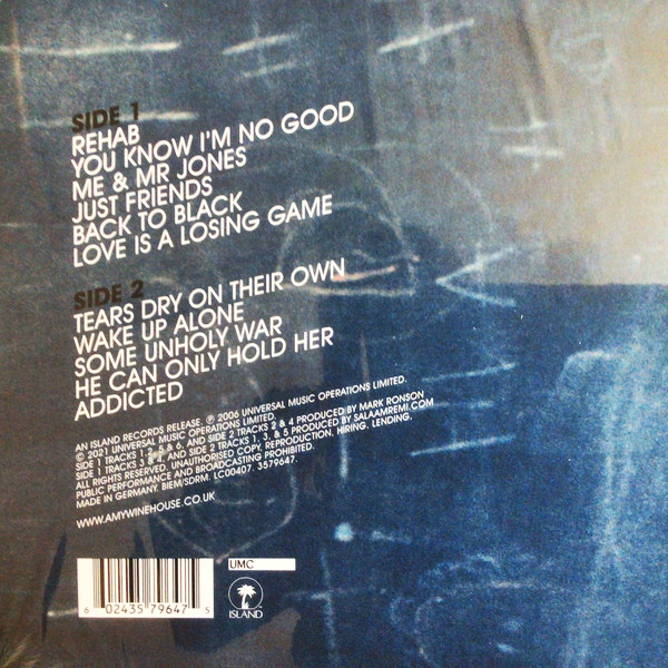 Amy Winehouse - Back To Black (Picture Disc) - LP