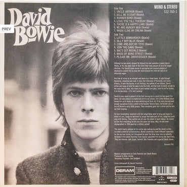 David Bowie - David Bowie - LP