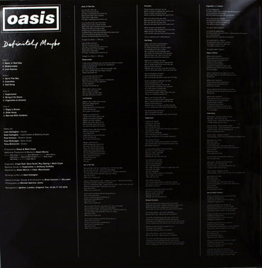 Oasis - Definitely Maybe - 2LP
