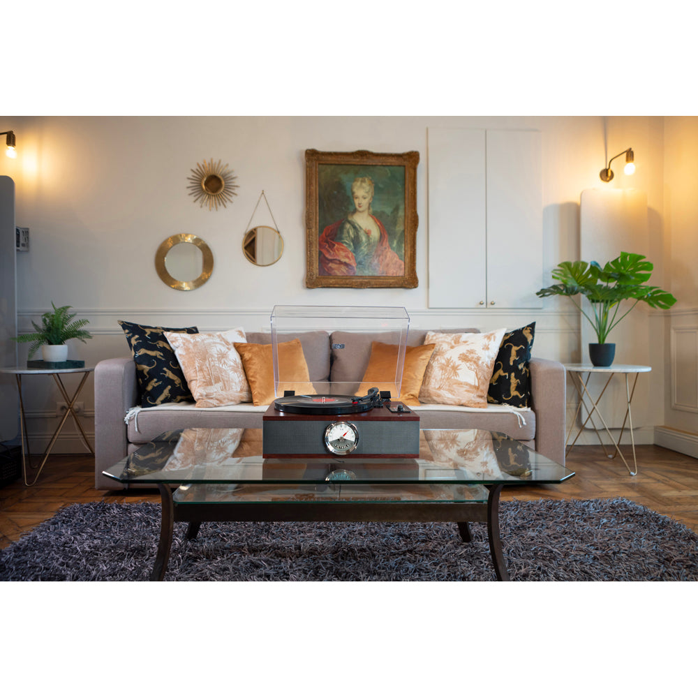 Victrola Park Avenue VTA-60 - 5-in-1 Bluetooth Record Player Turntable, CD, and Radio Music Centre (Damaged Box)