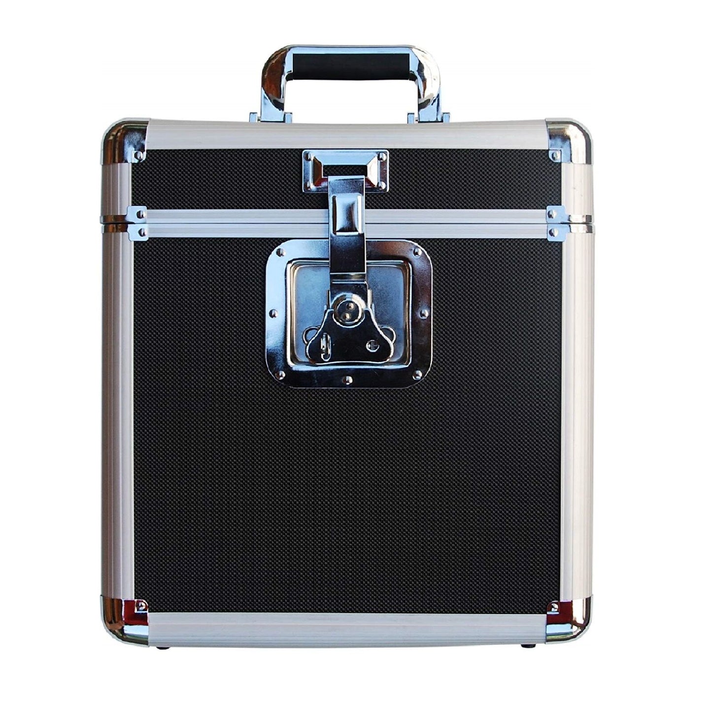 black vinyl record case