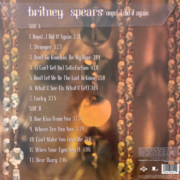 Britney Spears - Oops!…I Did It Again - Picture Disc - LP. Buy now in UAE