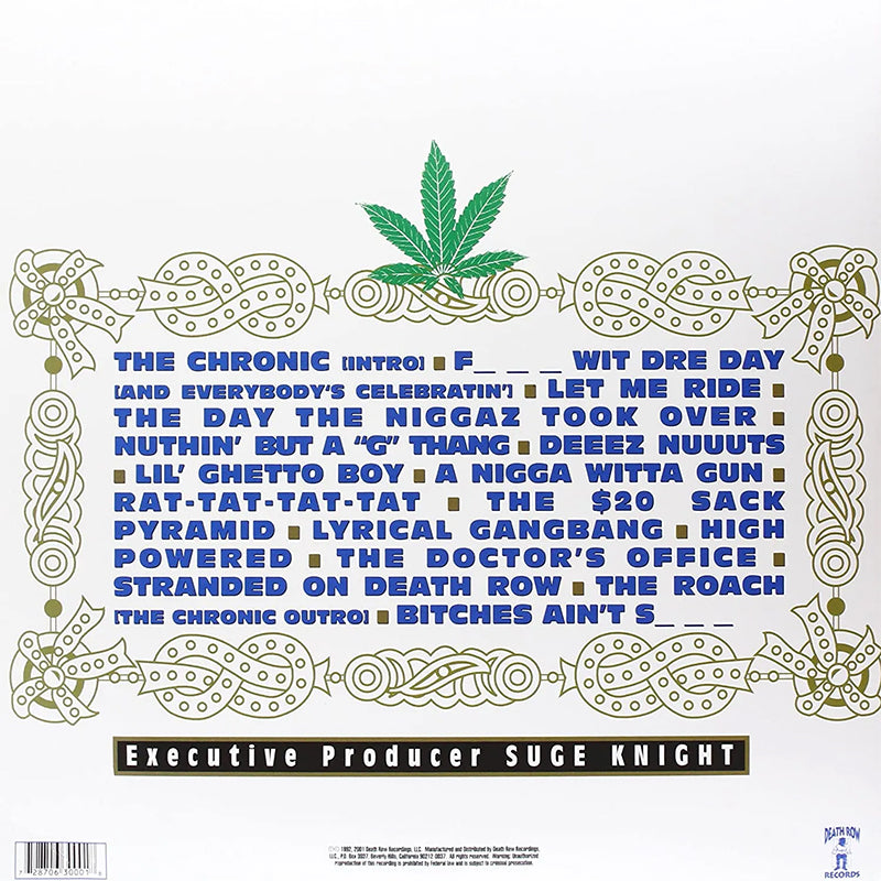 Dr Dre - The Chronic - 2LP (Limited Edition Clear Vinyl)