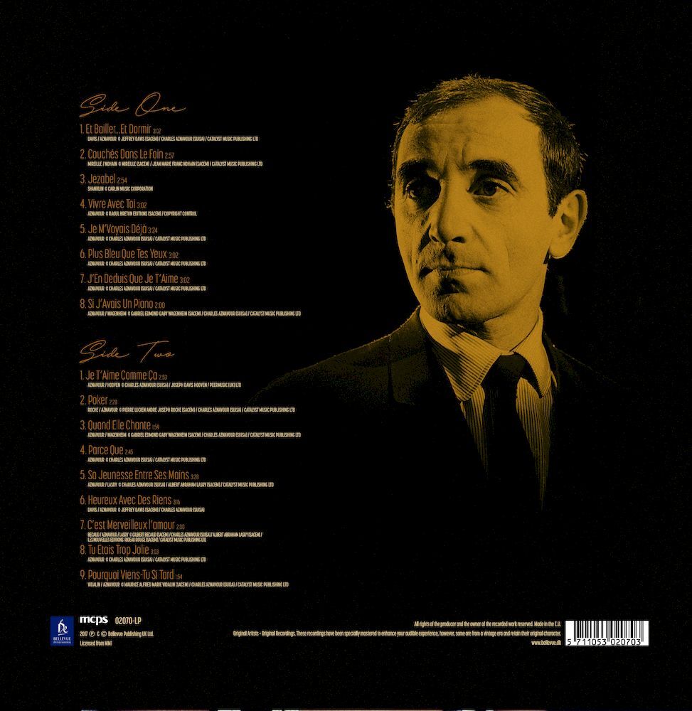 Charles Aznavour - Chansons Preferees - LP
