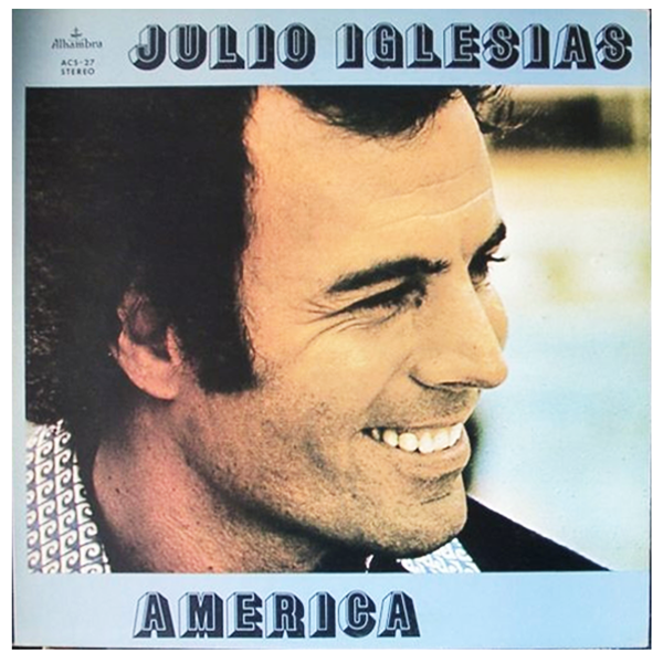 Julio Iglesias - America - LP - (Used Vinyl) (cover is damaged by water)