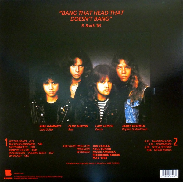 Metallica - Kill 'Em All: Remastered - LP