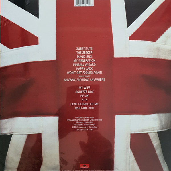 The Who - Who's Greatest Hits - LP (Limited Edition Colored Vinyl)