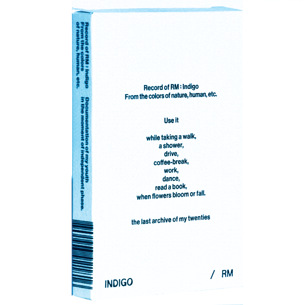 RM Solo Album - Indigo Postcard Edition (Smart Album)