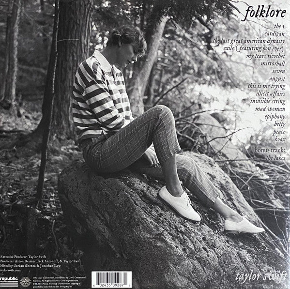 Taylor Swift - Folklore (Limited Edition Red "Meet Me Behind The Mall" Vinyl) - 2LP