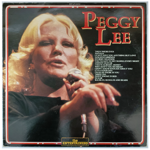 Peggy Lee - The Entertainers - LP - (Used Vinyl)