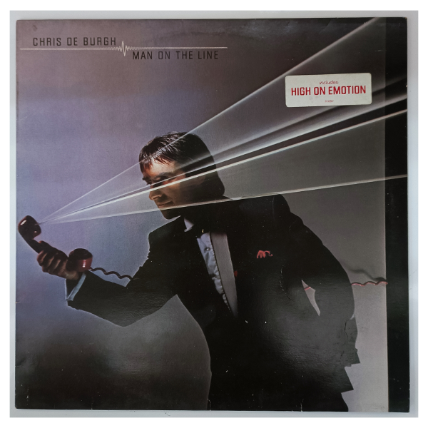 Chris de Burgh - Man on the line - LP - (Used Vinyl) (Cover damage by water)