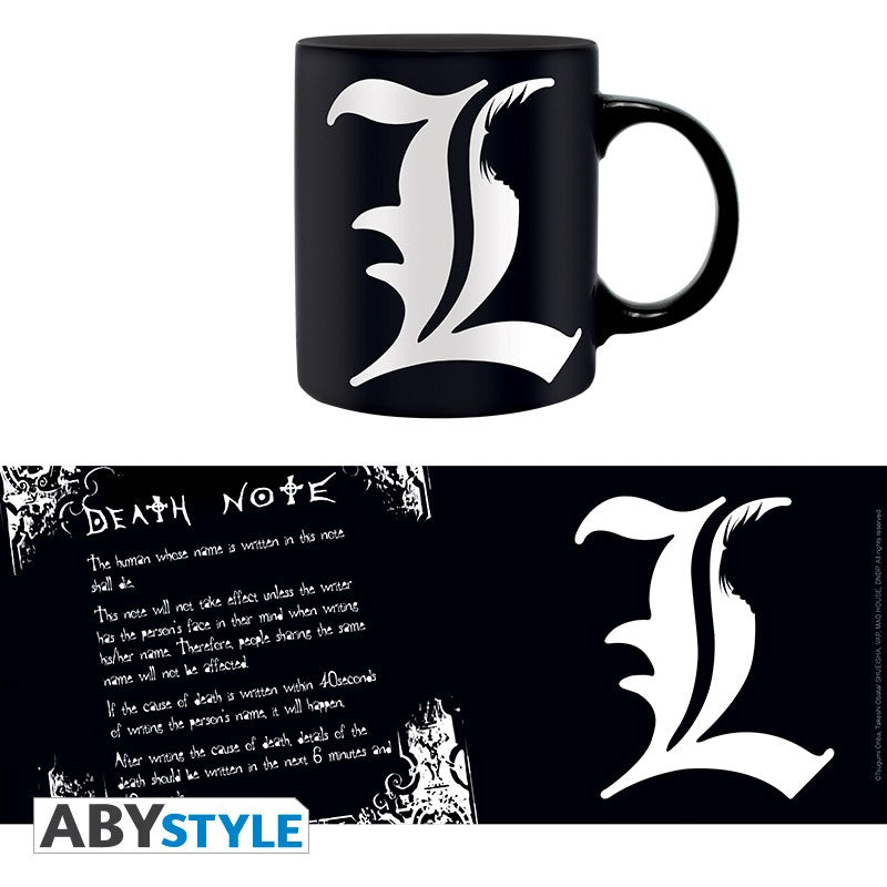 Death Note - Mug - 320 ml - L & Rules