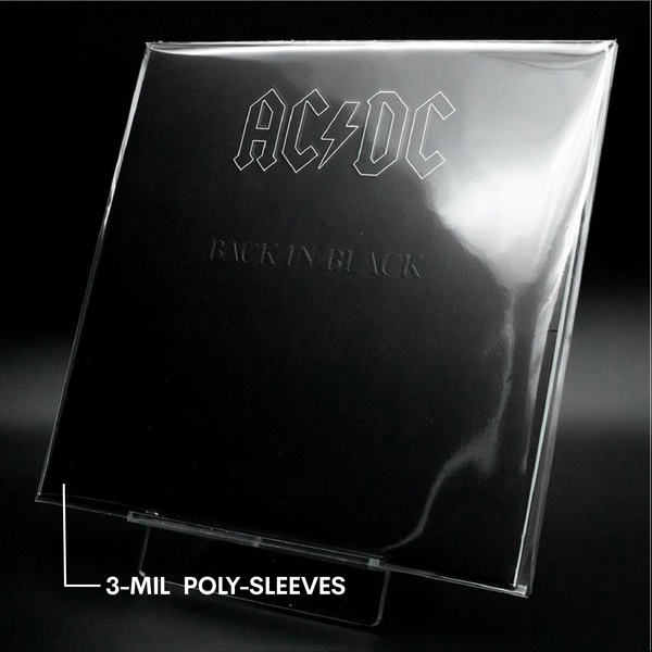 Echo Audio 12 Inch Vinyl Record Outer Sleeves | 3 mil Thick | 12.75 x 12.75 in