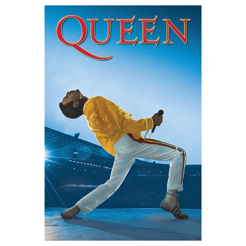 Queen - "Wembley" Poster Design QUEEN Licensed